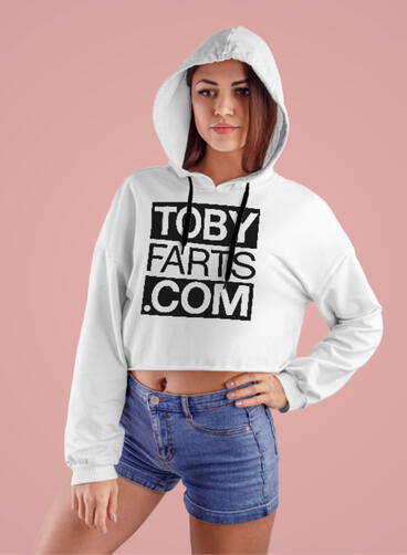 tobyfarts.com Croptop Hoodie